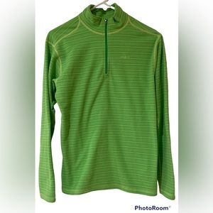 NWOT, Patagonia, (Unisex, Fits Women’s S/M) Youth XXL, 3/4 zip Green Fleece